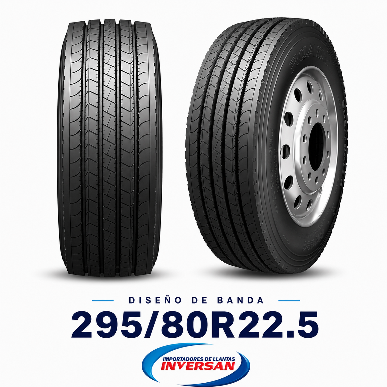 Llanta ROADX 295/80R22.5 RH621